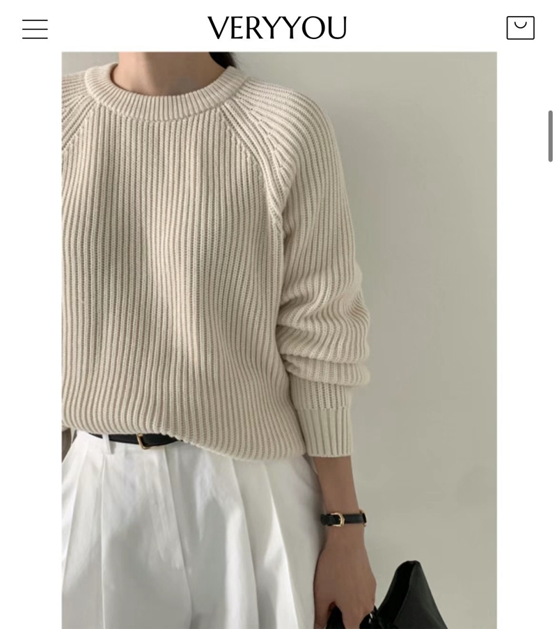 DE ONDO直郵韓國代購女裝新品人氣熱賣推薦真品職業針織衫DE ONDO針織衫