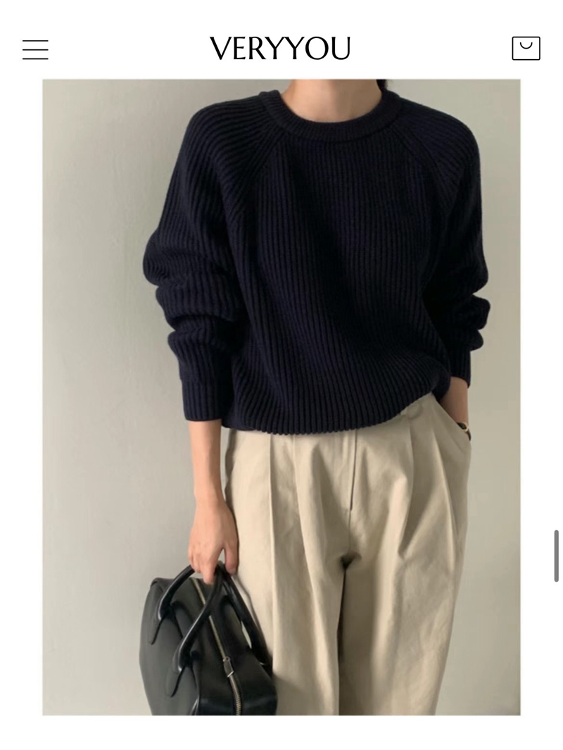 DE ONDO直郵韓國代購女裝新品人氣熱賣推薦真品職業針織衫DE ONDO針織衫圖色3