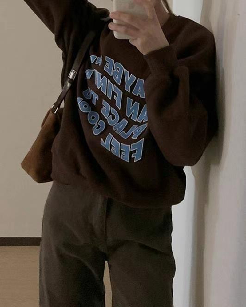 BBIBBICO韓國直郵東大門實拍女裝新款推薦熱賣時尚真品衛衣BBIBBICO衛衣圖色3