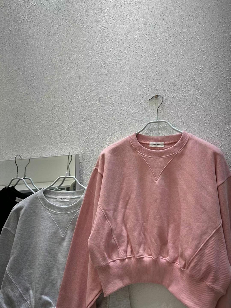 1POINT直郵韓國代購女裝新品24秋冬職業真品時尚熱賣衛衣1POINT衛衣