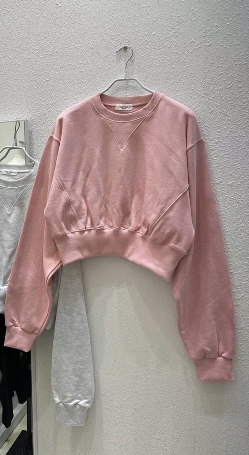 1POINT直郵韓國代購女裝新品24秋冬職業真品時尚熱賣衛衣1POINT衛衣