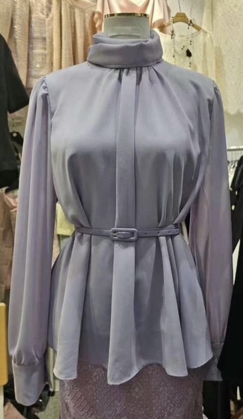 TERAIS韓國直郵東大門代購女裝新款人氣推薦時尚襯衫蕾絲衫TERAIS襯衫/蕾絲衫圖色2