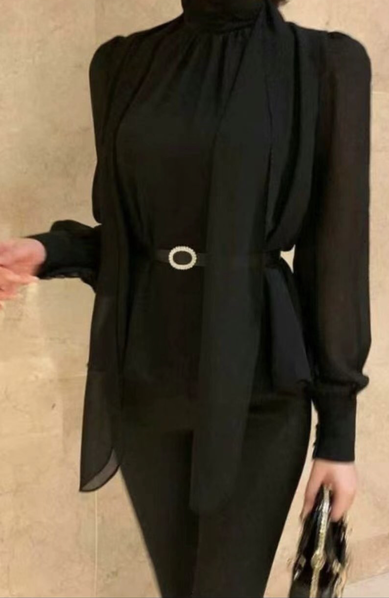 TERAIS韓國直郵東大門代購女裝新款人氣推薦時尚襯衫蕾絲衫TERAIS襯衫/蕾絲衫圖色4