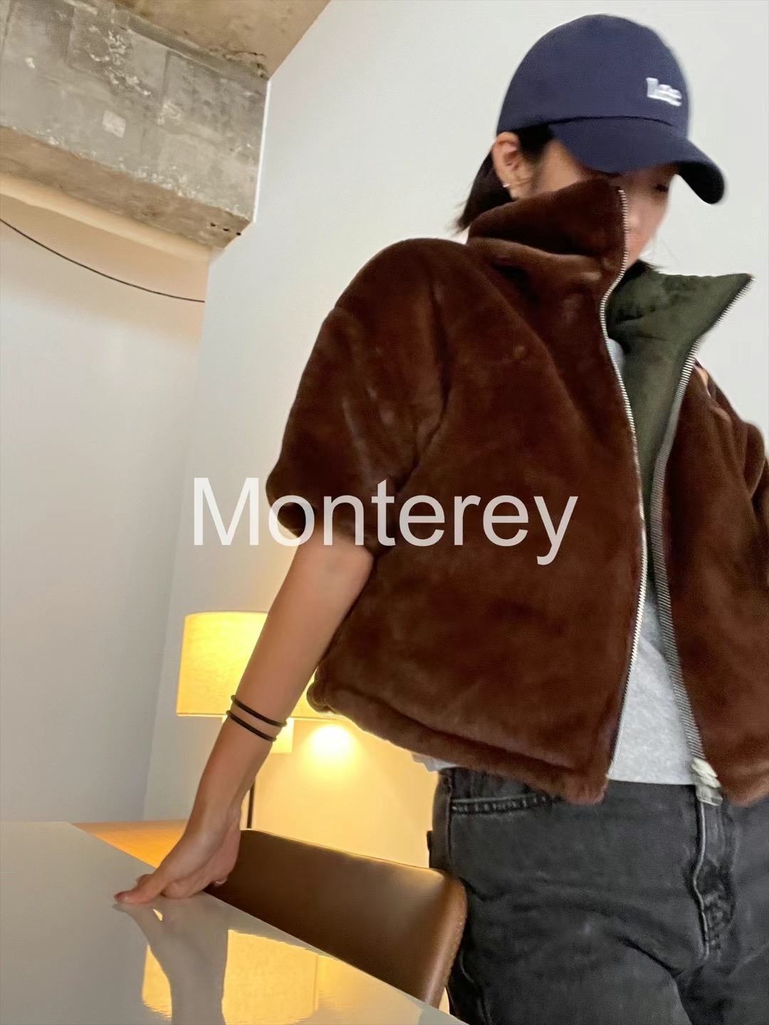 MONTEREY韓國直郵東大門實拍女裝新品推薦休閑時尚真品馬甲MONTEREY馬甲
