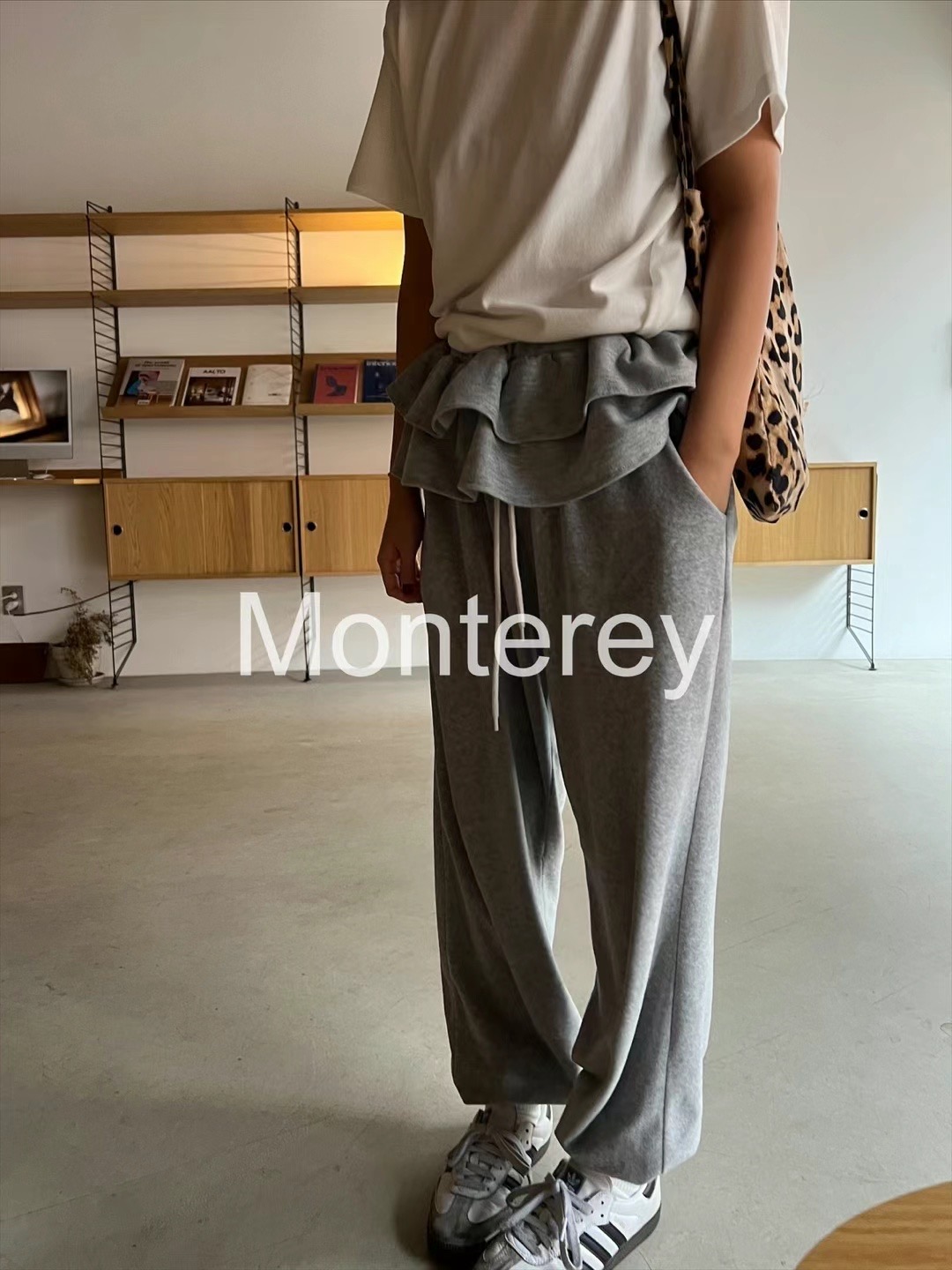 MONTEREY直郵韓國代購女裝新品24秋冬休閑職業推薦人氣短裙MONTEREY短裙