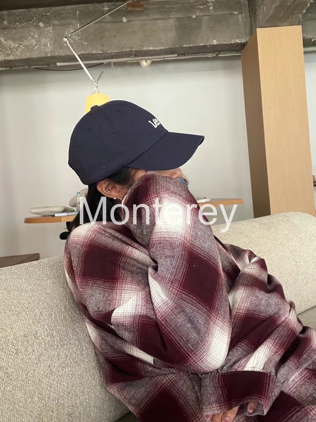 MONTEREY韓國直郵女裝新款真品時尚職業推薦襯衫蕾絲衫寬松MONTEREY襯衫/蕾絲衫