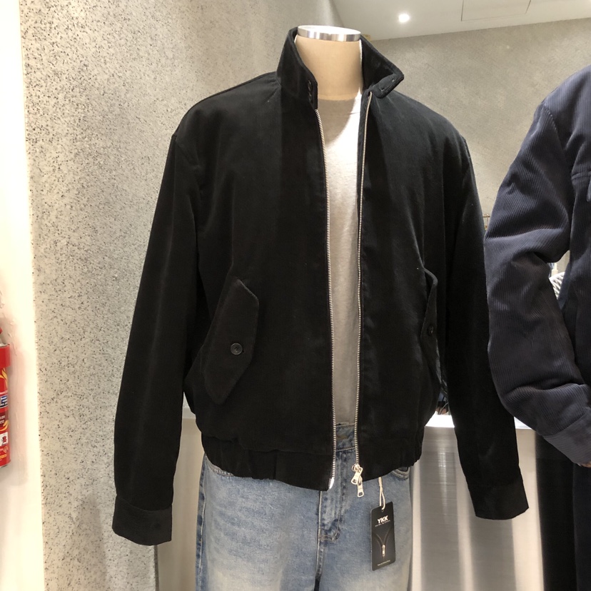 PORT-男裝韓國直郵女裝新品24秋冬熱賣職業人氣夾克人字紋PORT-男裝夾克圖色3
