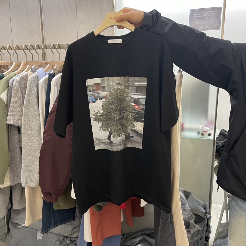 NOON_D韓國直郵女裝新款職業熱賣時尚人氣24秋冬推薦真品T恤NOON_DT恤圖色3