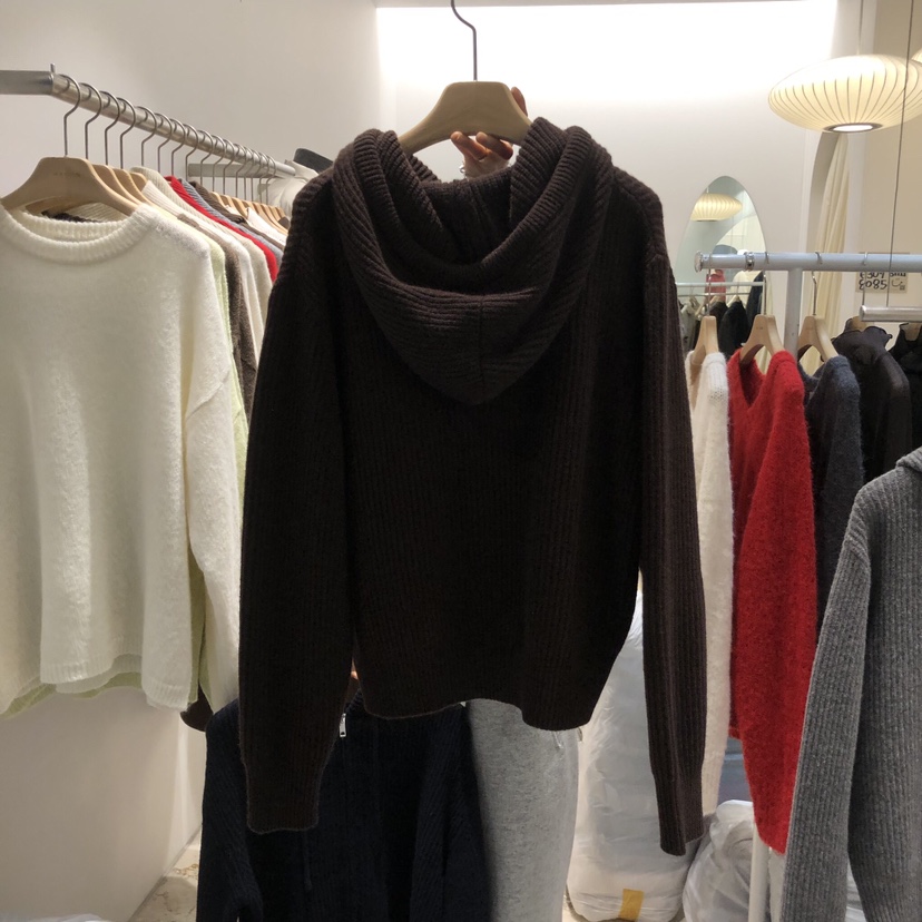 MAJDAN韓國直郵女裝新品人氣推薦24秋冬真品衛衣拉鏈連帽MAJDAN衛衣