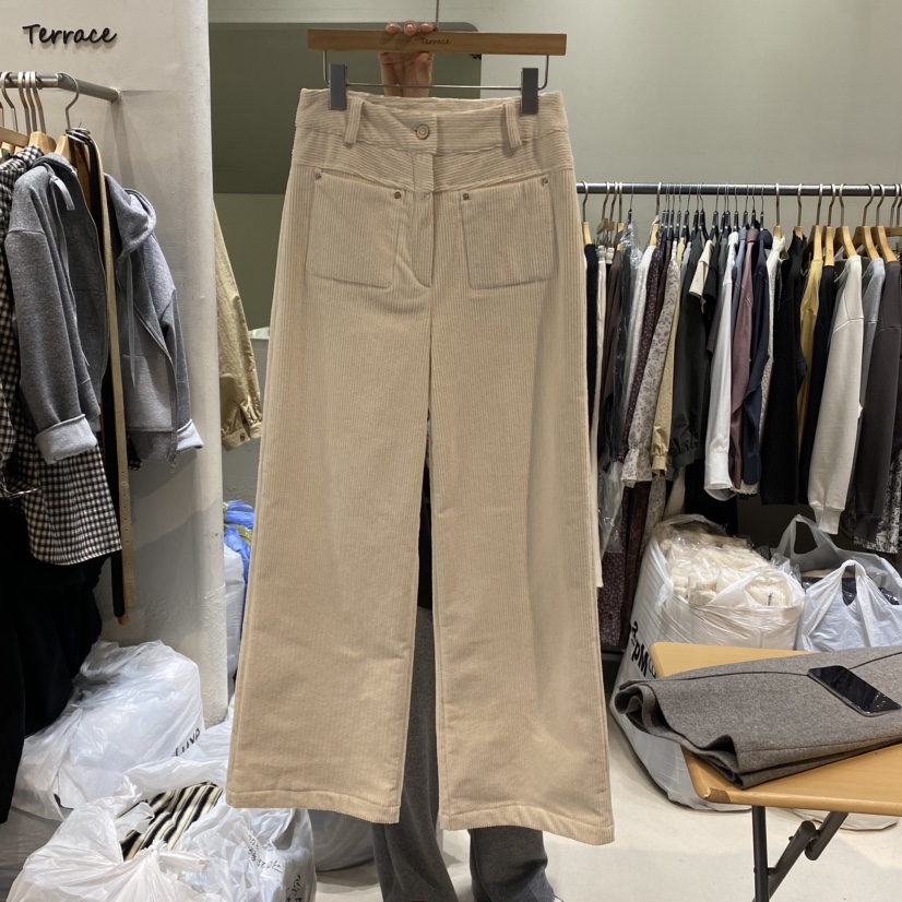 Terrace直郵韓國代購女裝新品真品熱賣職業人氣24秋冬休閑褲TERRACE休閑褲