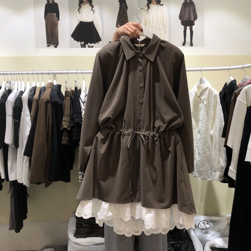 OihEum韓國直郵東大門代購女裝新品休閑24秋冬職業連衣裙OihEum連衣裙圖色2