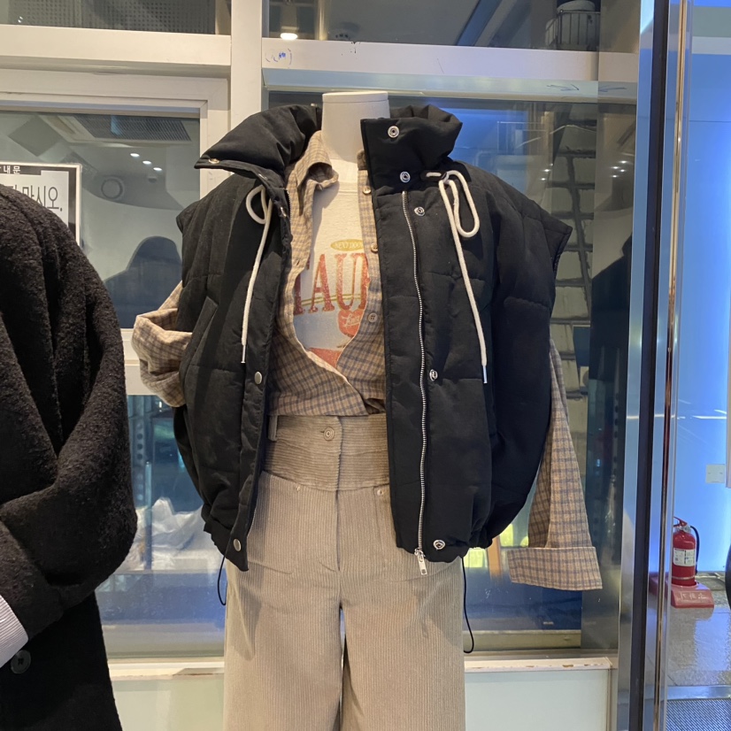 Terrace直郵韓國代購女裝新品真品職業休閑人氣熱賣馬甲填充TERRACE馬甲圖色2
