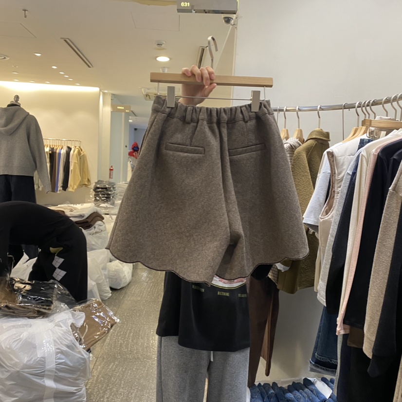 Terrace直郵韓國代購女裝新品休閑熱賣時尚職業推薦24秋冬短褲TERRACE短褲