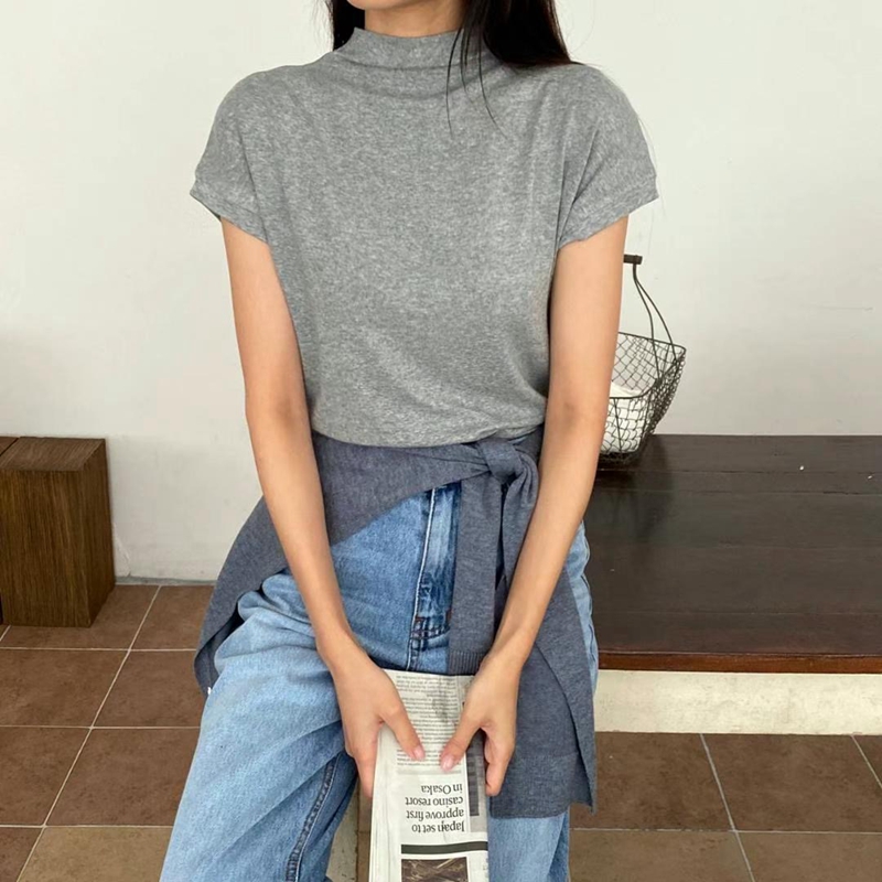 BLUSHER直郵韓國代購女裝新品時尚人氣職業休閑熱賣推薦T恤BLUSHERT恤圖色4