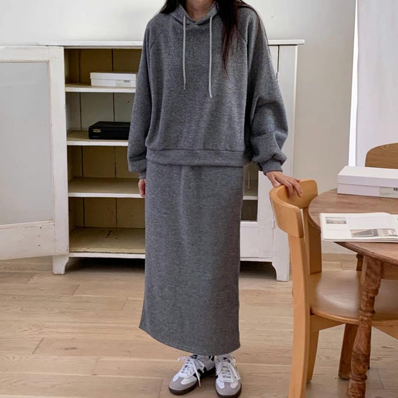 BLUSHER韓國直郵東大門實拍女裝新品真品24秋冬休閑職業套裝BLUSHER套裝圖色1