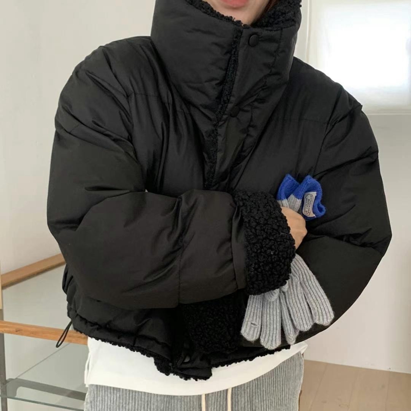 BLUSHER韓國直郵女裝新款熱賣時尚24秋冬職業短款大衣雙面BLUSHER短款大衣