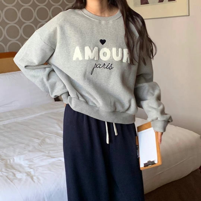 BLUSHER韓國直郵東大門代購女裝新品職業時尚推薦人氣休閑衛衣BLUSHER衛衣