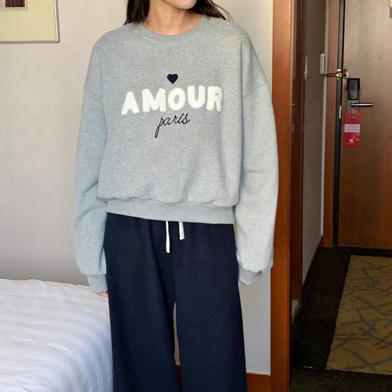 BLUSHER韓國直郵東大門代購女裝新品職業時尚推薦人氣休閑衛衣BLUSHER衛衣圖色2