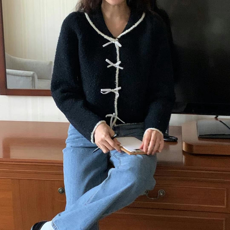 BLUSHER直郵韓國代購女裝新款休閑熱賣人氣職業24秋冬針織衫BLUSHER針織衫圖色2