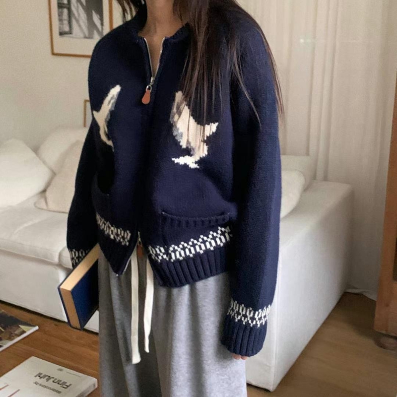BLUSHER韓國直郵女裝新品24秋冬真品休閑熱賣時尚人氣針織衫BLUSHER針織衫
