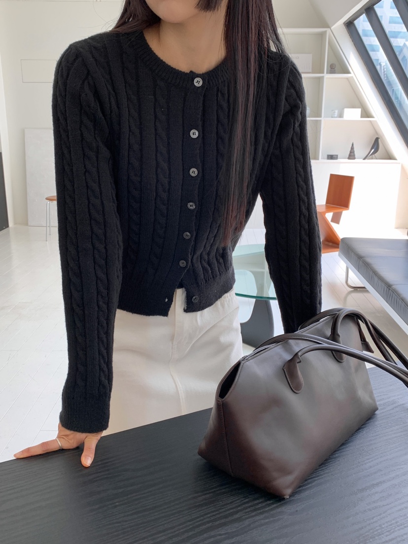 LIMSSONG韓國直郵東大門實拍女裝新款推薦24秋冬職業針織衫LIMSSONG針織衫