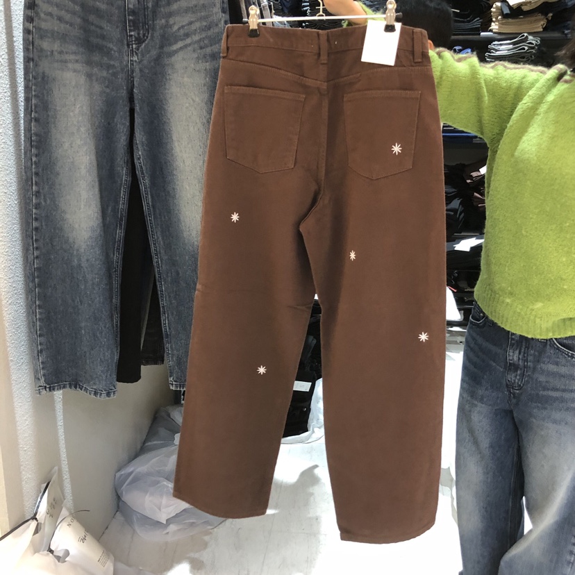 GRASSHOPPER-男裝韓國直郵東大門實拍女裝新品休閑24秋冬牛仔褲GRASSHOPPER-男裝牛仔褲