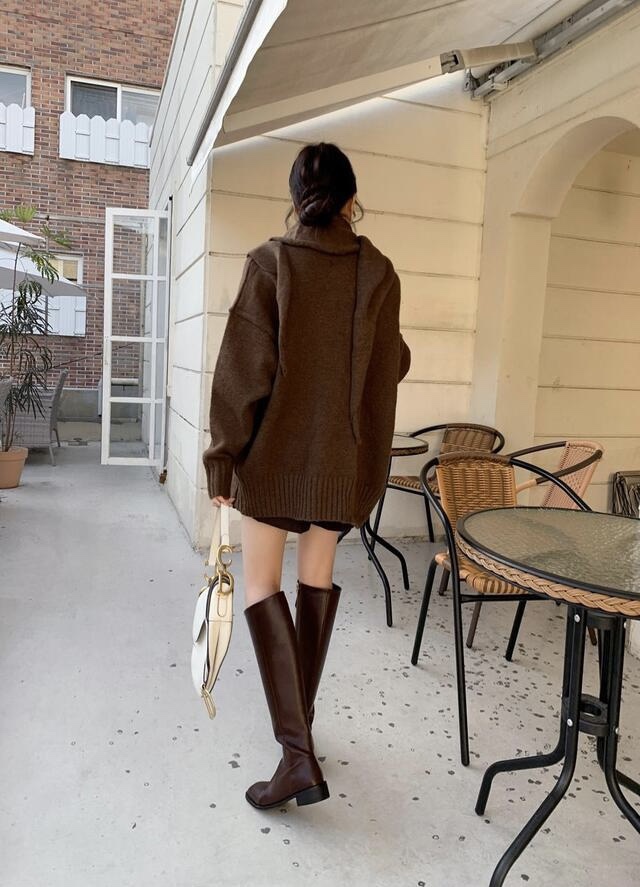 rou.tine韓國直郵東大門實拍女裝新款推薦時尚人氣套裝披肩ANDYOUBROWN套裝