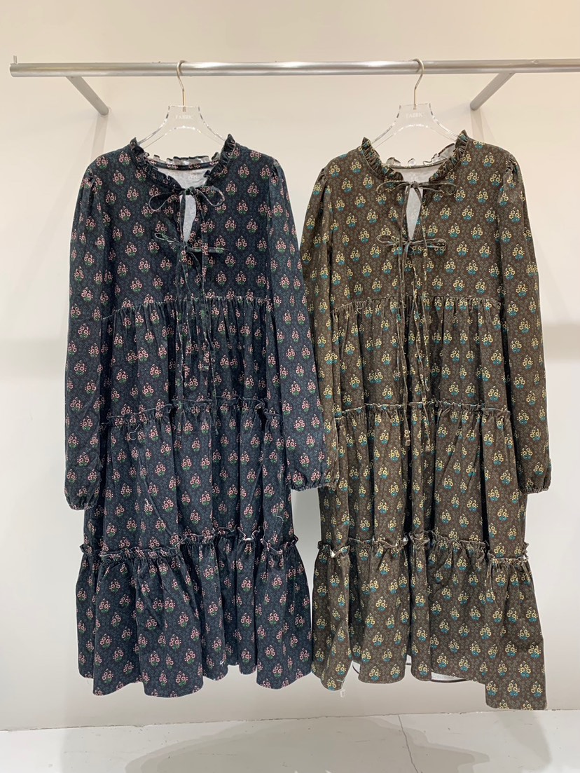 FABRIC直郵韓國代購女裝新品真品休閑時尚職業熱賣推薦連衣裙FABRIC連衣裙