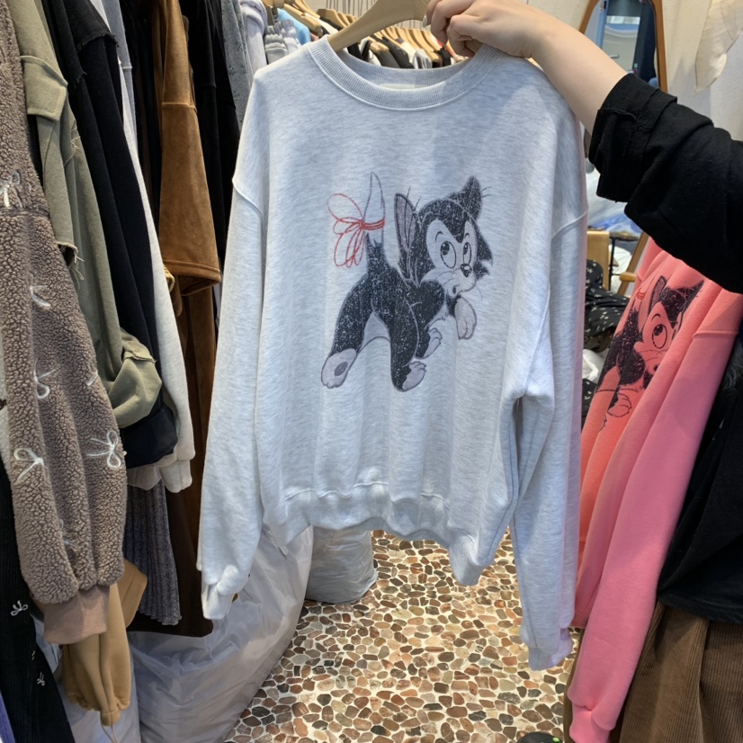 THE LINE-暫停直郵韓國代購女裝新品人氣職業真品24秋冬衛衣THE LINE-q衛衣