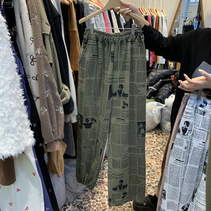THE LINE-暫停韓國直郵東大門實拍女裝新品休閑推薦休閑褲THE LINE-q休閑褲圖色3
