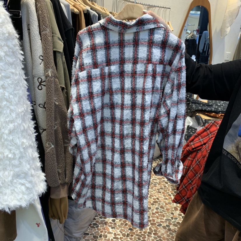 THE LINE-暫停韓國直郵東大門實拍女裝新品職業襯衫蕾絲衫THE LINE-q襯衫/蕾絲衫