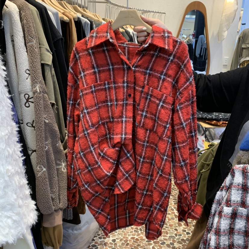 THE LINE-暫停韓國直郵東大門實拍女裝新品職業襯衫蕾絲衫THE LINE-q襯衫/蕾絲衫圖色2