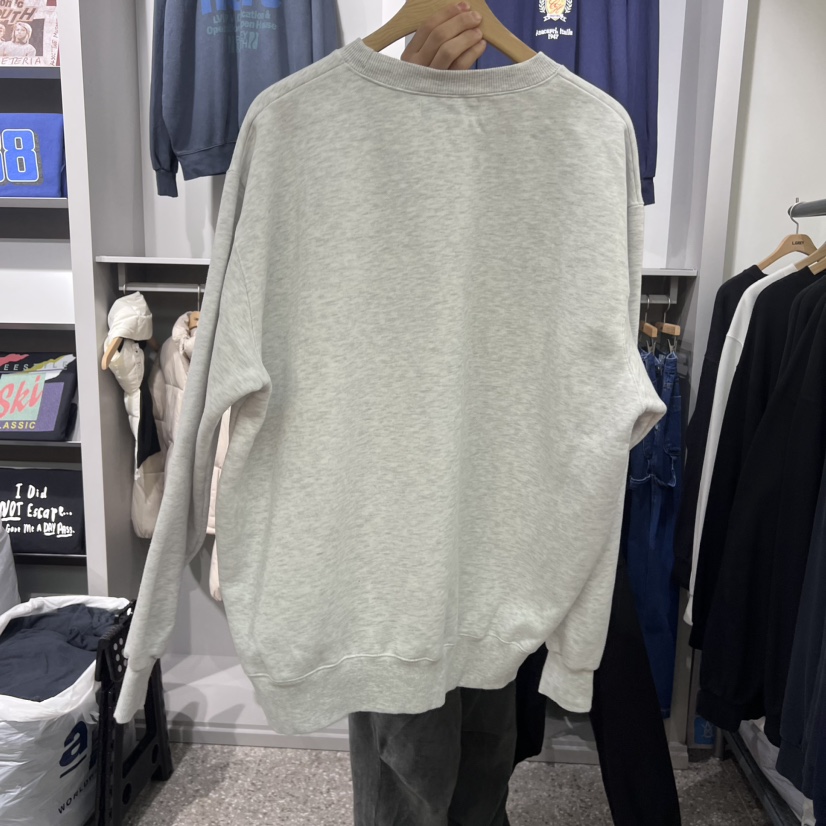 L GREY-男裝韓國直郵女裝新品推薦職業24秋冬時尚衛衣加絨L GREY-男裝衛衣