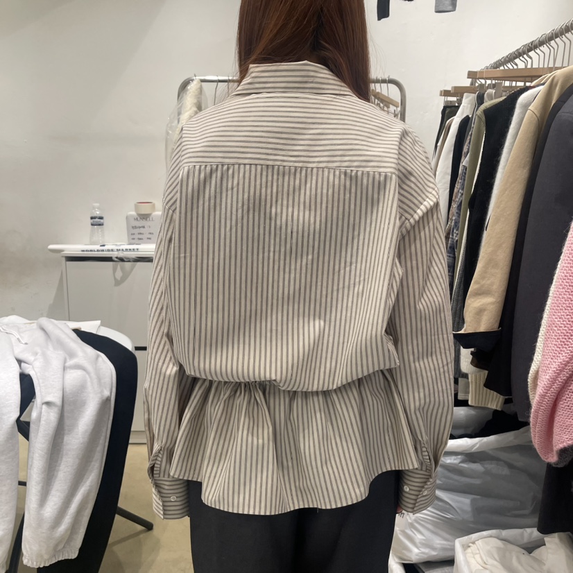MUNSELL韓國直郵東大門實拍女裝新品休閑推薦時尚襯衫蕾絲衫MUNSELL襯衫/蕾絲衫