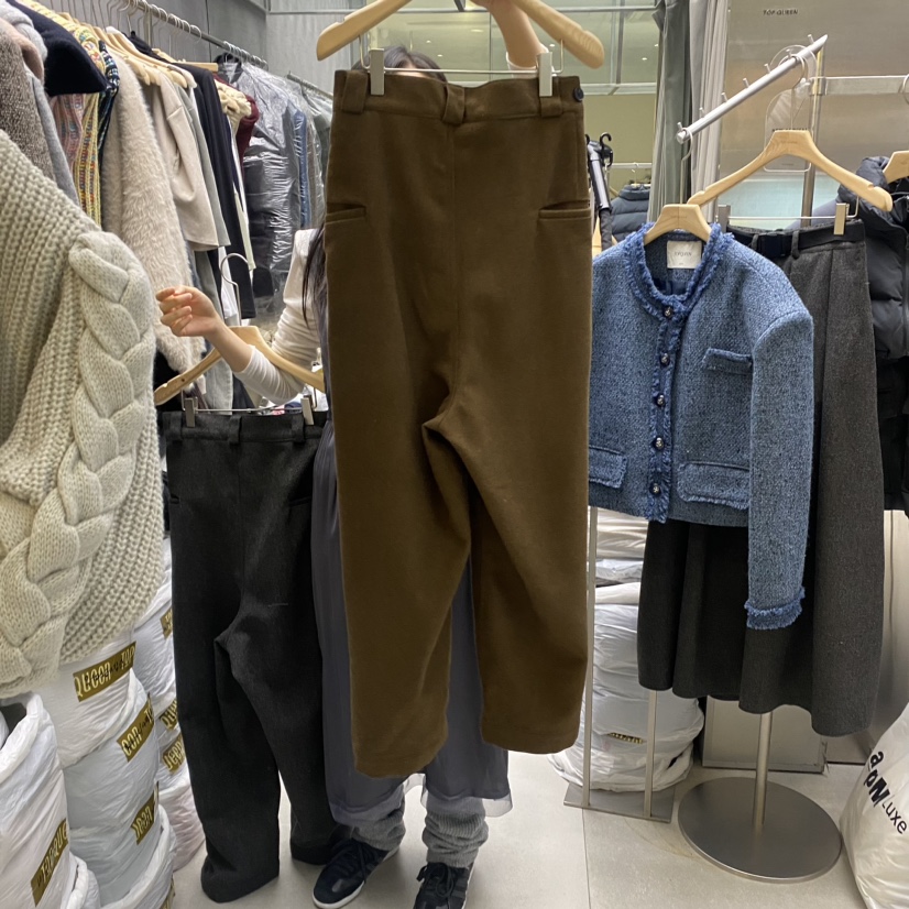 TOPQUEEN直郵韓國代購女裝新品職業24秋冬熱賣真品休閑褲UOOV休閑褲