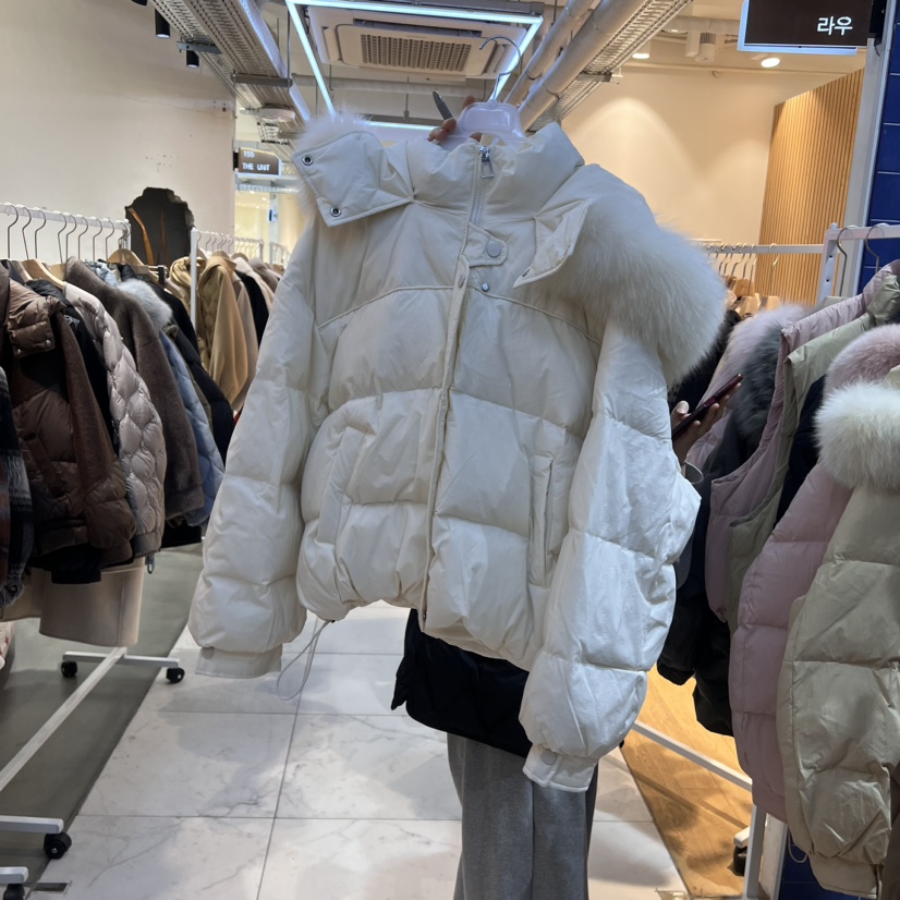 SIMPLE PARK/WMSTORY韓國直郵女裝新款熱賣休閑短款羽絨服SIMPLE PARK/WMSTORY短款羽絨服圖色3
