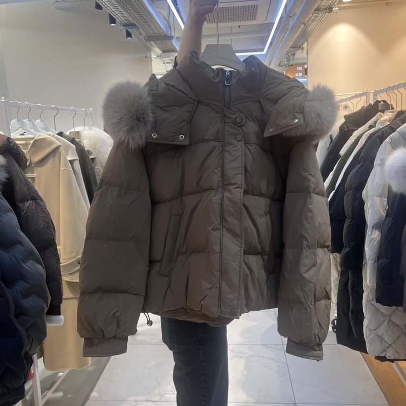 SIMPLE PARK/WMSTORY韓國直郵女裝新款熱賣休閑短款羽絨服SIMPLE PARK/WMSTORY短款羽絨服圖色4