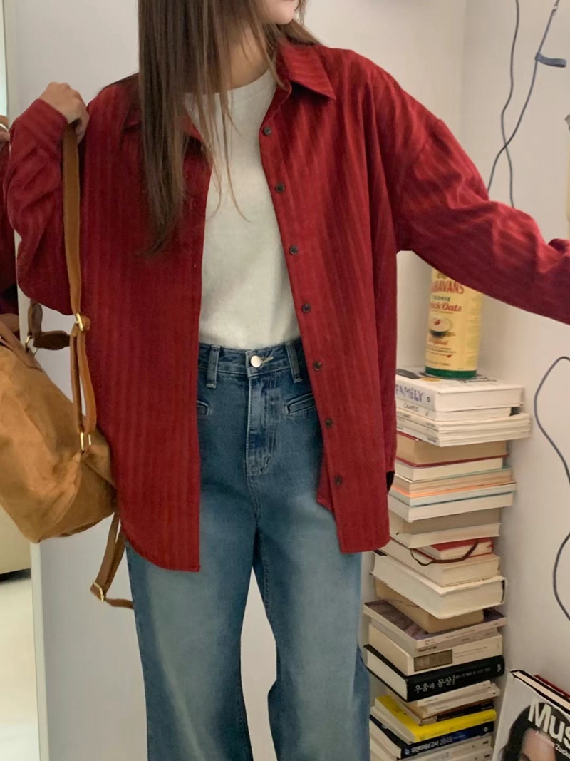 BONGBLY韓國直郵東大門代購女裝新品人氣時尚休閑襯衫蕾絲衫BONGBLY襯衫/蕾絲衫