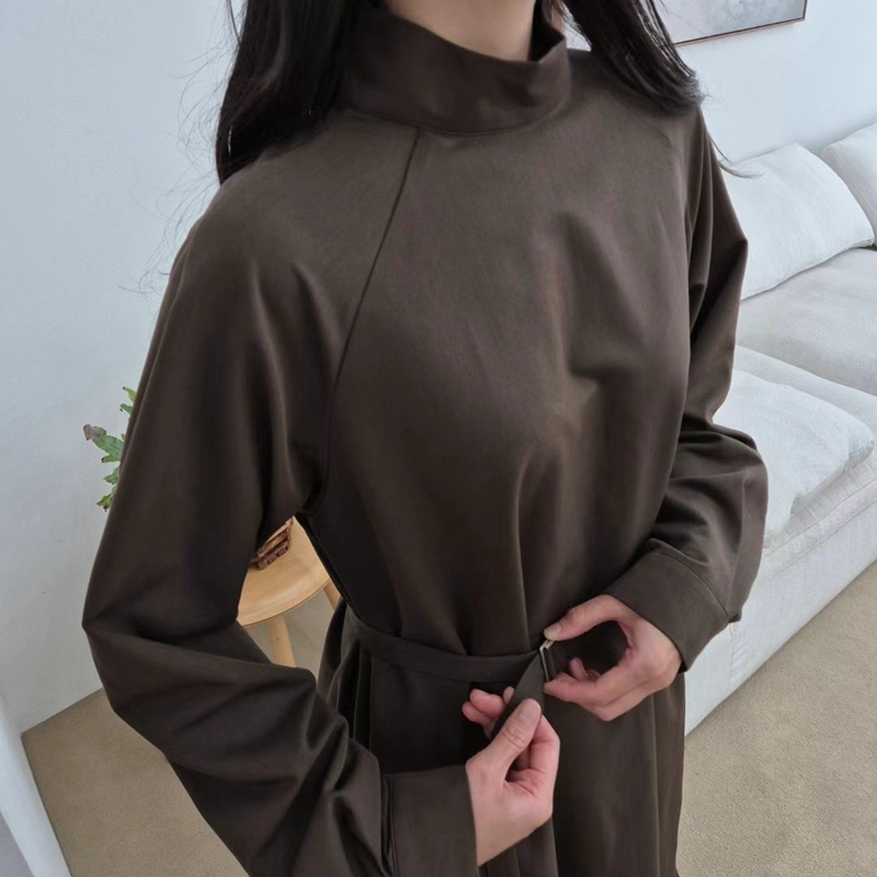 GOBSLMURI直郵韓國代購女裝新款時尚24秋冬人氣連衣裙含腰帶GOBSLMURI-2件起連衣裙