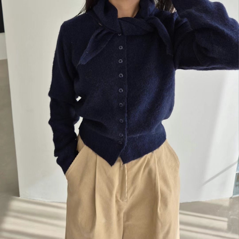 GOBSLMURI韓國直郵東大門實拍女裝新品人氣24秋冬套裝開襟衫GOBSLMURI-2件起套裝圖色1