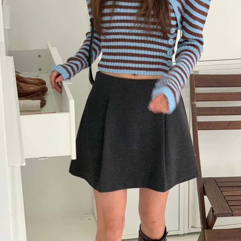 BONGBLY韓國直郵女裝新款24秋冬職業休閑人氣熱賣時尚短裙BONGBLY短裙