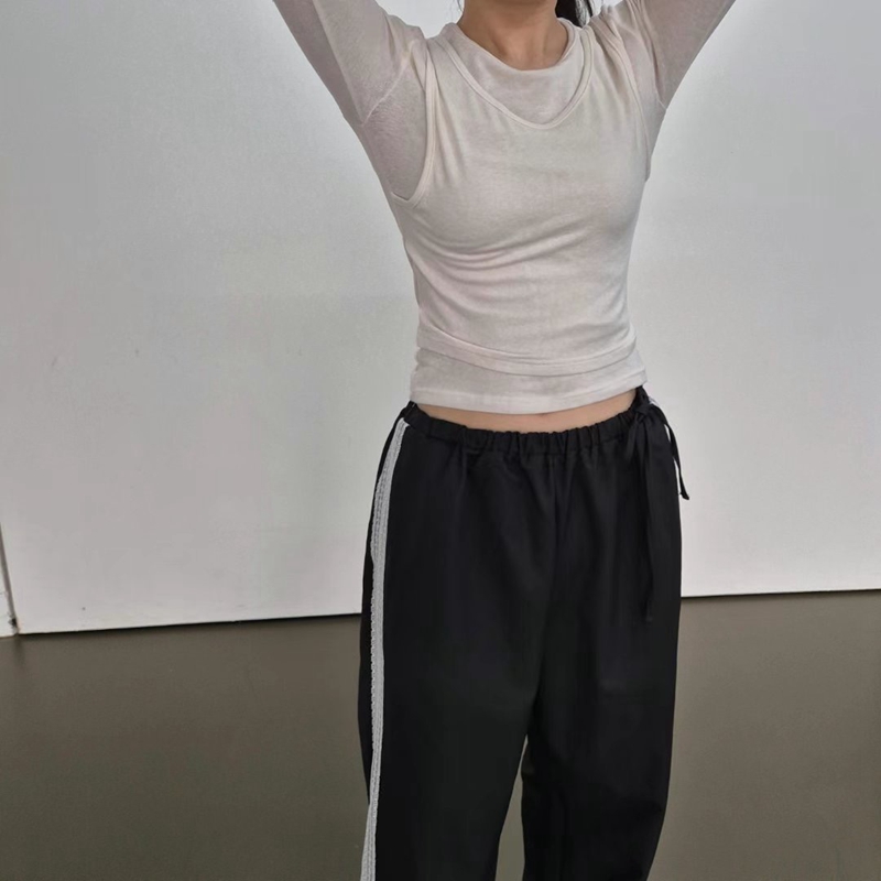 GOBSLMURI直郵韓國代購女裝新品時尚真品熱賣休閑推薦長袖T恤GOBSLMURI-2件起長袖T恤