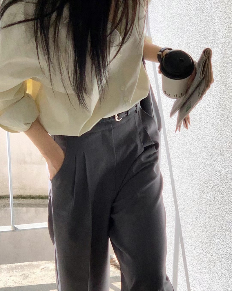 NEED MORE直郵韓國代購女裝新品24秋冬熱賣推薦襯衫蕾絲衫NEED MORE襯衫/蕾絲衫