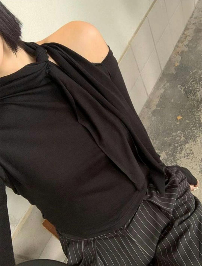 KALOS韓國代購女裝新品真品推薦時尚職業熱賣24秋夏長袖T恤KALOS長袖T恤