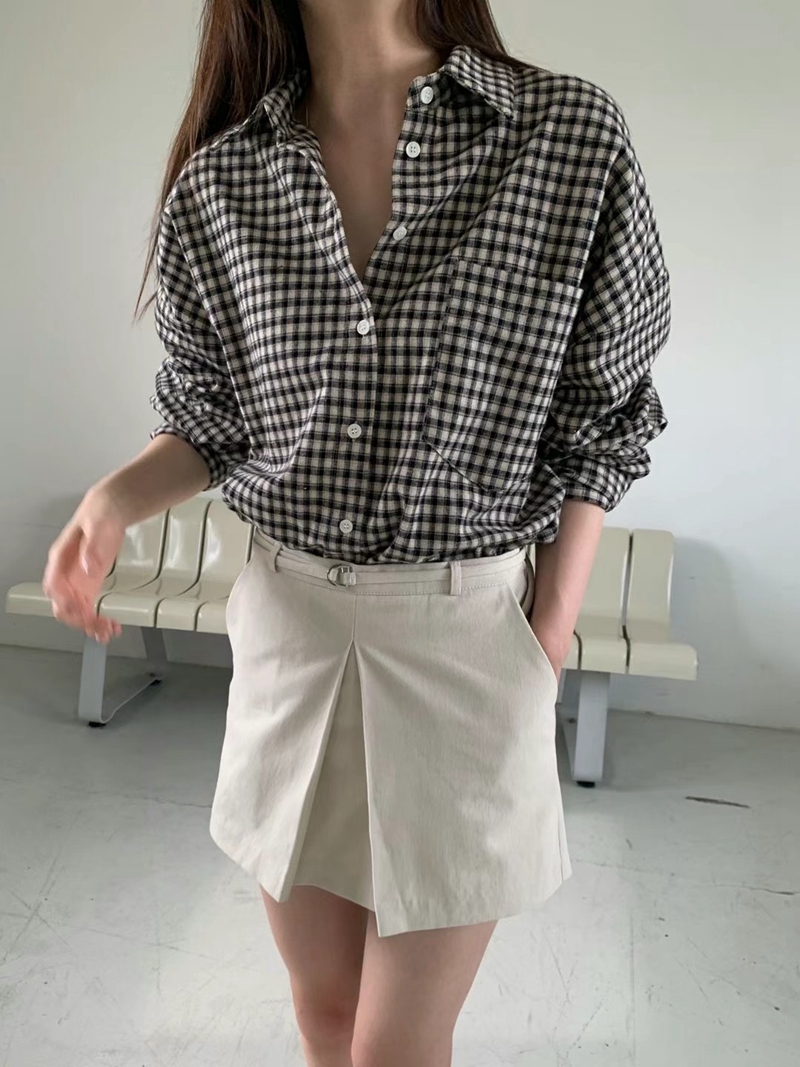 SAGE韓國代購女士新品24秋夏真品時尚熱賣推薦襯衫蕾絲衫SAGE襯衫/蕾絲衫圖色3