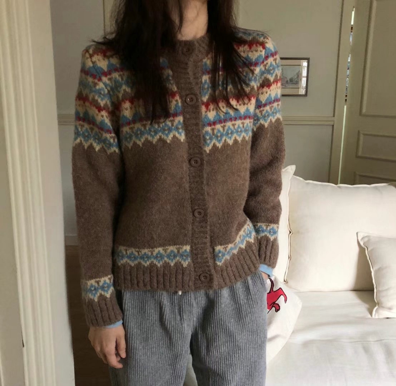 MAENEW東大門實拍女裝新款休閑人氣時尚職業推薦針織衫開衫MAENEW針織衫圖色2