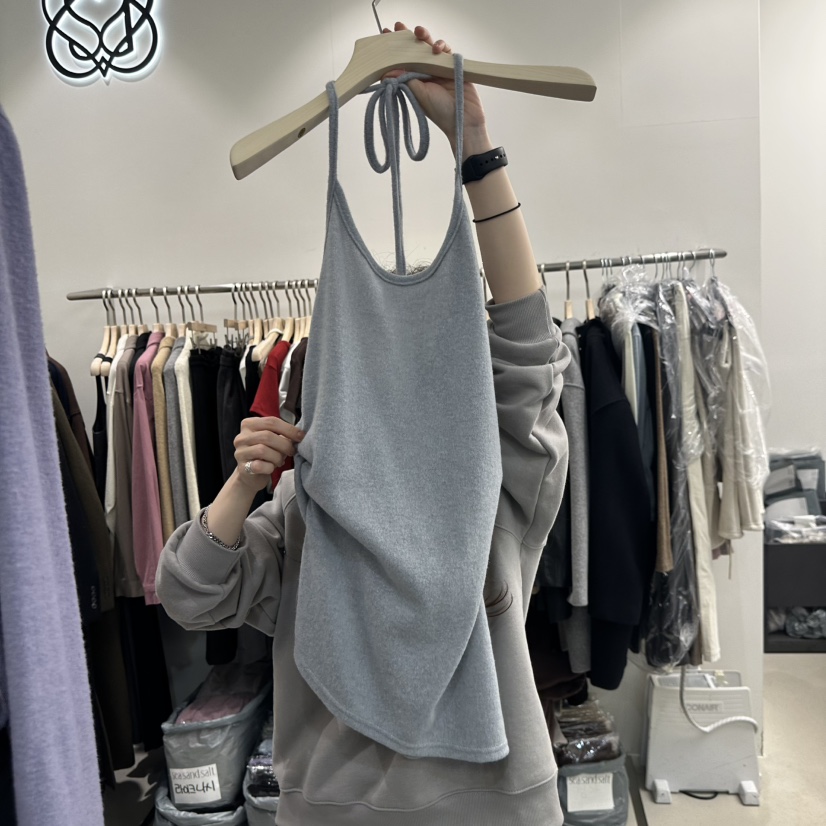 sea sand salt直郵韓國代購女裝新款職業真品人氣吊帶背心EYEL吊帶/背心圖色2
