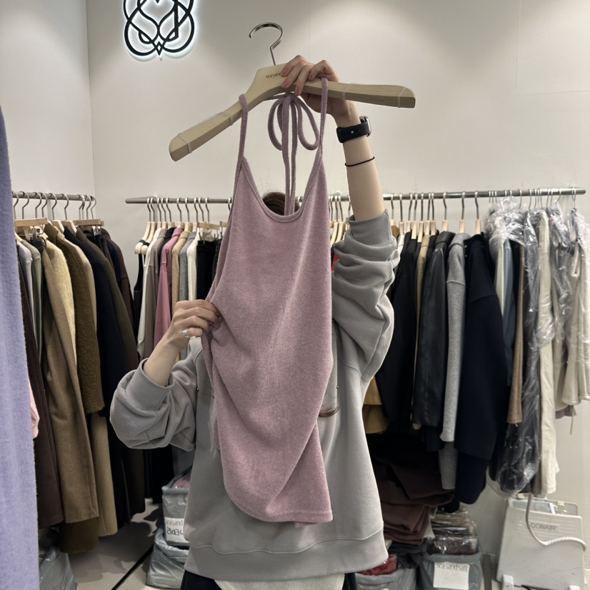 sea sand salt直郵韓國代購女裝新款職業真品人氣吊帶背心EYEL吊帶/背心圖色3
