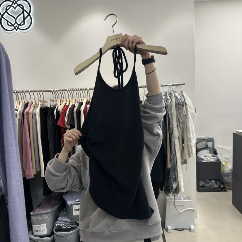 sea sand salt直郵韓國代購女裝新款職業真品人氣吊帶背心EYEL吊帶/背心圖色4