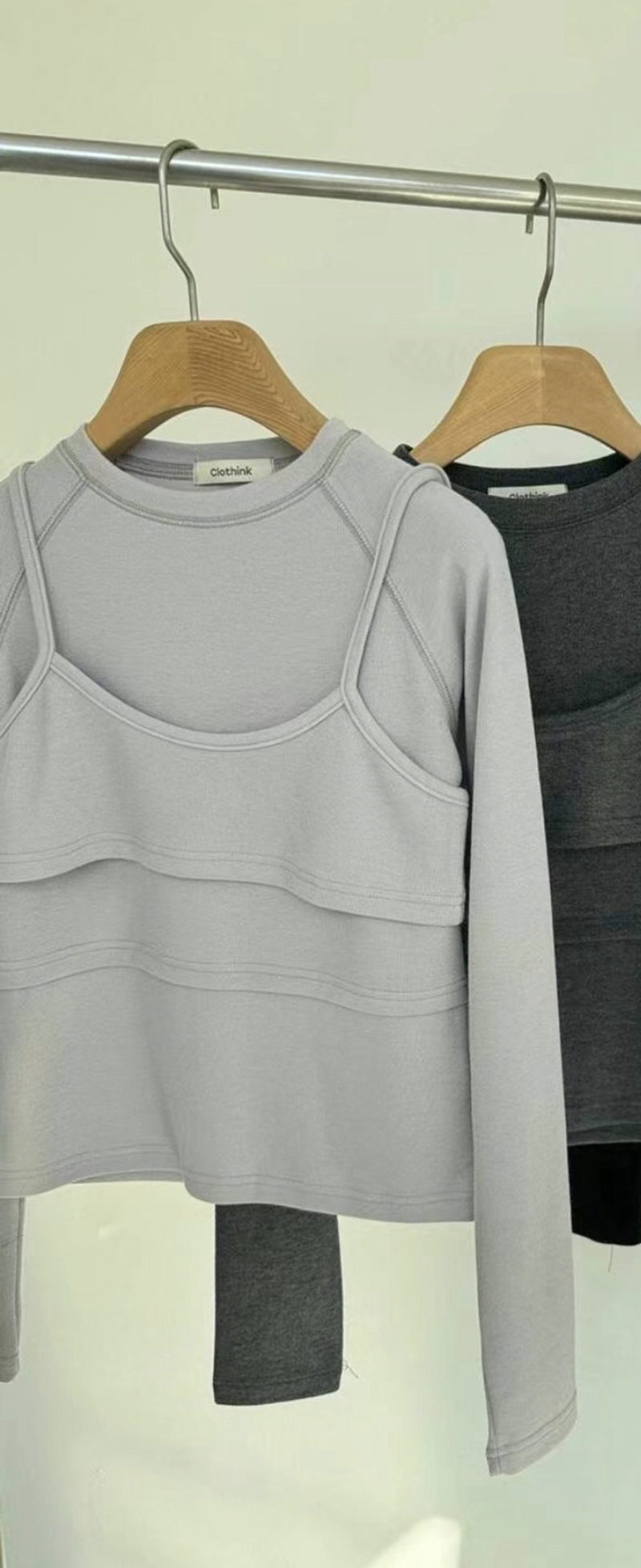 PRANA/CLOTHINK直郵韓國代購女裝新品24秋冬時尚推薦套裝PRANA/CLOTHINK套裝圖色1